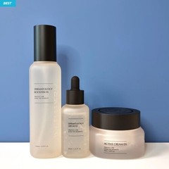 INCELLDERM Dermatology Booster Serum Cream 3-Items Set Anti-Aging Skin Care Set