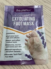 Foot Peel Mask 2 Pack Remove Callus & Repair rough heals-Men Women (Lavender)