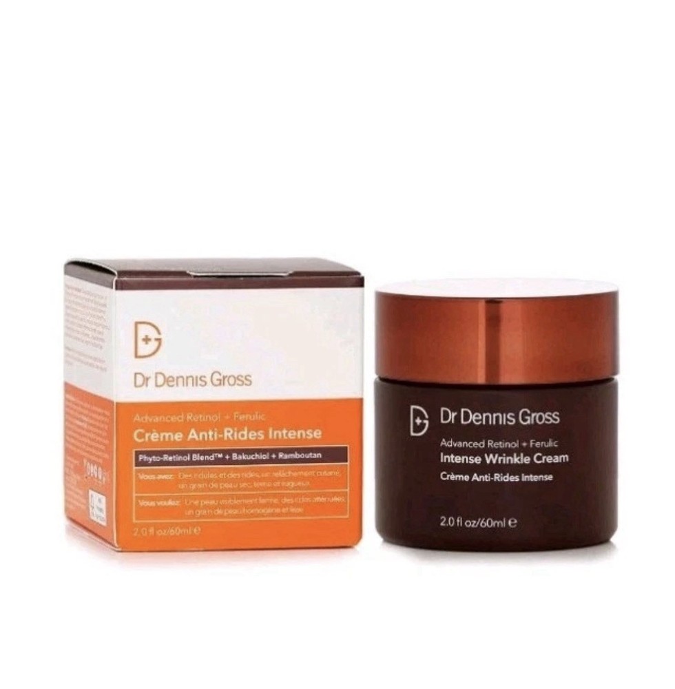 NEW Dr Dennis Gross Advanced Retinol + Ferulic Intense Wrinkle Cream 2 Oz/ 60mL