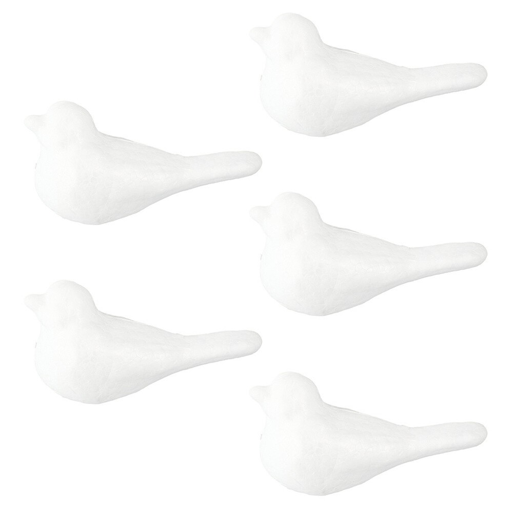 5opcs Shapes Christmas Bird Ornaments Christmas Bird Decoration