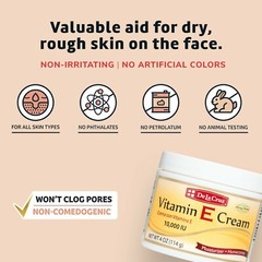 De La Cruz 100% Pure Vitamin E Oil 28,000 IU + Vitamin E Cream 10,000 IU 4 OZ