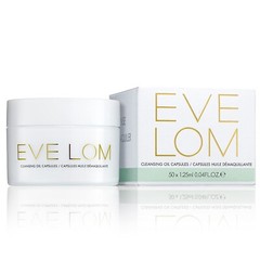 EVE LOM Cleansing Oil Based Cleanser, Full Size 50 Capsules, Multyi, Unscented