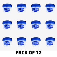 (12Pack) Mini Vaseline Petroleum Jelly Lip Balm Travel Size 5.5g. (EXP. 8/2027)
