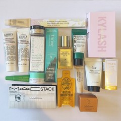 Lot of 18pc Deluxe Skincare Cosmetics Set~ Sulwhasoo, Sisley, MAC, Patchology