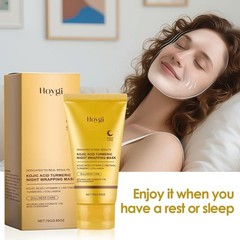 Kojic Acid Turmeric Overnight Peel Off Mask – Brighten Dull Skin,Fade Dark Spots
