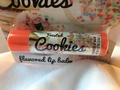Qty 2 PACKAGES Taste Beauty FROSTED COOKIES Flavored Lip Balm NEW~Free Ship
