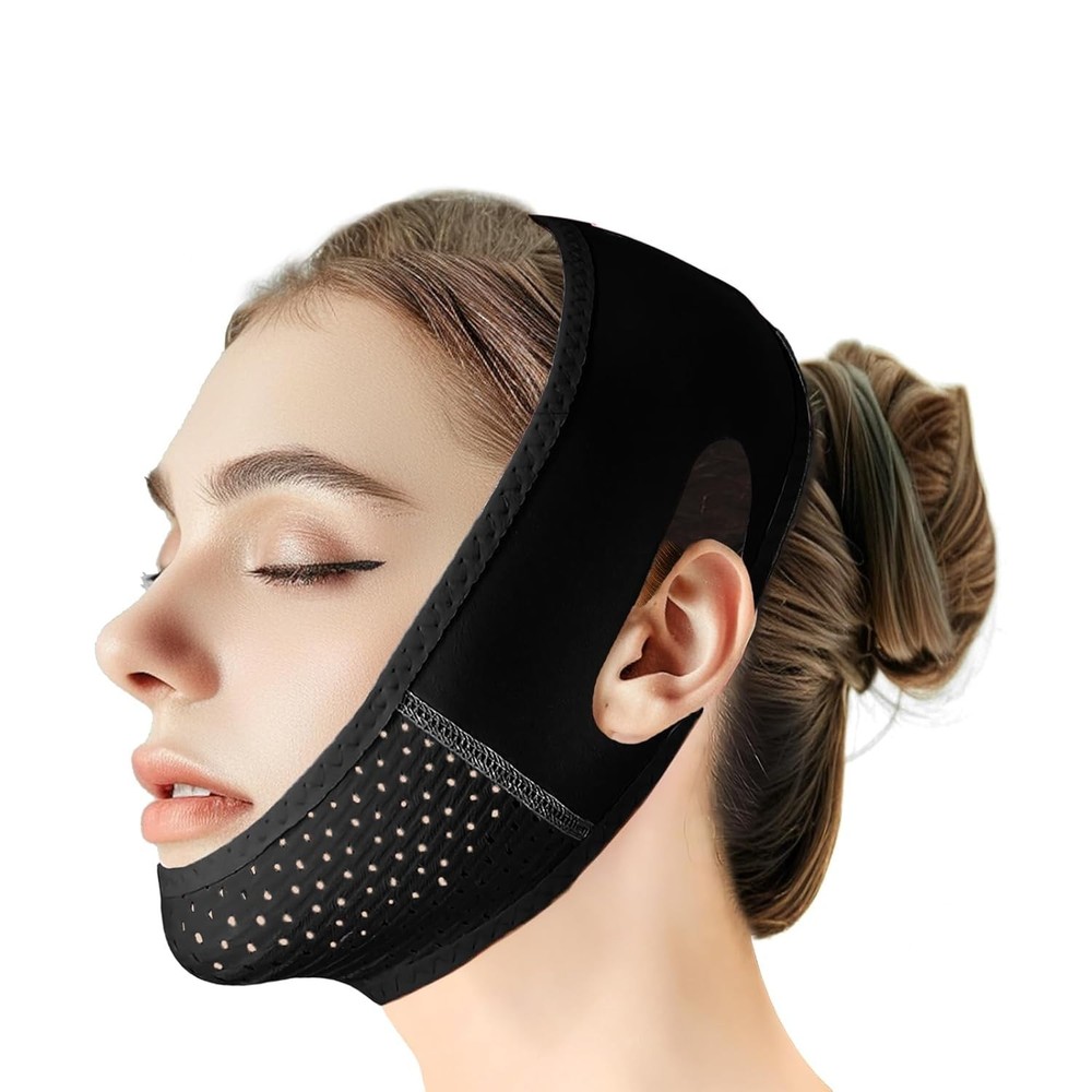 V Line Lifting Mask with Chin Strap – Face Slimming Band & Jaw Exerciser