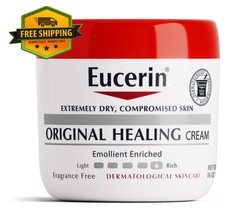 Eucerin Original Healing Cream 16oz – Fragrance-Free Moisturizer for Dry Skin