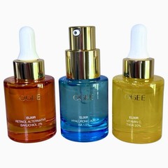 Ogee-Elixir Trio-Retinol Alternative, Hyaluronic Acid, Vitamin C New W/Bag!