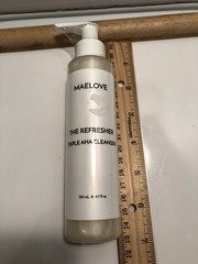 Maelove The Refresher AHA Cleanser Triple AHA Facial 4.7oz NEW Sealed