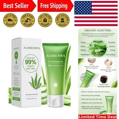 Aloe Vera Gel Made within 12 Hours of Harvest with 99% Pure Organic Aloe Vera…