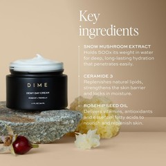 DIME Beauty Dewy Day Cream – Anti-Aging 1.7 Ounce (Pack of 1), Off White