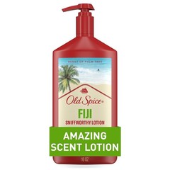 Old Spice Fiji Hand Face & Body Lotion Palm Tree Scent 16 Oz