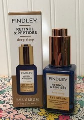 FINDLEY RETINOL & PEPTIDES DEEP SLEEP EYE SERUM 1 OZ. GLASS BOTTLE JOCOTT