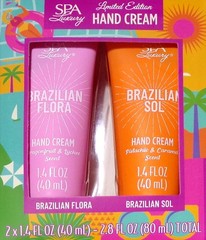 Spa Luxury Limited Edition Hand Cream – Brazilian Sol & Brazilian Flora (Set)
