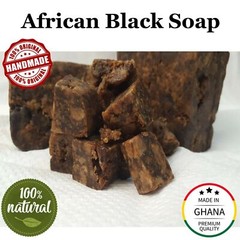 Raw African Black Soap 1 lb 100% Raw Unrefined Natural Organic Grade A Wholesale