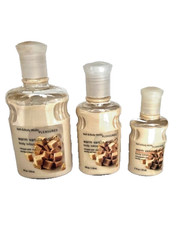 3 pc Vtg Bath Body Works Pleasures WARM VANILLA SUGAR Body Lotion 8oz, 4oz & 2oz