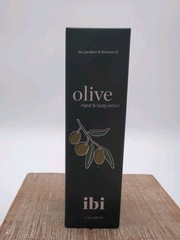 ibi Olive Hand and Body Lotion 2oz/60ml No Paraben/Mineral Oil/Dyes/Benzophenon