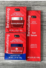 b.pure Revitalizing Hydrating Day Moisturizer + Night Cream + Eye Serum Set