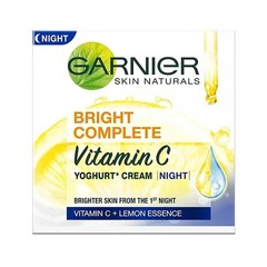 Garnier Bright Complete VITAMIN C YOGHURT Night Cream 40gm Pack
