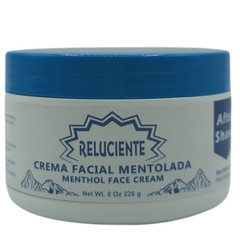 Reluciente After Shave Menthol Face Cream 8oz Cooling Hydrating Skin Care
