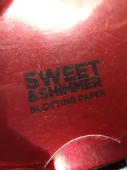 75 Sheets Sweet & Shimmer Makeup Perfect Blotting Paper On the Go Oil Absorbing