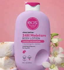 EOS Shea Better 24H Moisture Body Lotion Toasted Marshmallow 16 oz