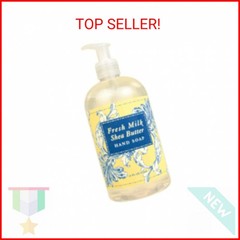 Greenwich Bay Trading Company Hand Soap, Fresh MilK Shea Butter, 16 Fl.Oz (R2Y00