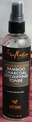 Shea Moisture BAMBOO CHARCOAL DETOXIFYING TONER 4.5oz African Black Soap Trade