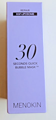 4 Menokin 30 Seconds Quick Bubble Mask EGF- Liposome Repair New Sealed