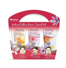 Himalaya Natural Glow Kesar Facial Kit – Facewash + Scrub + Face Pack-50g Each
