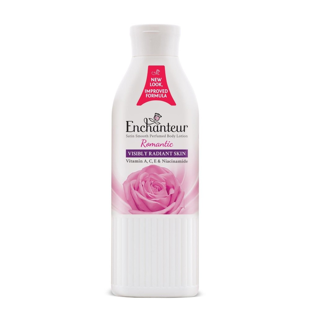 Enchanteur Romantic Perfumed Body Lotion, 250ml | With Vitamin A, C, E & Niacina