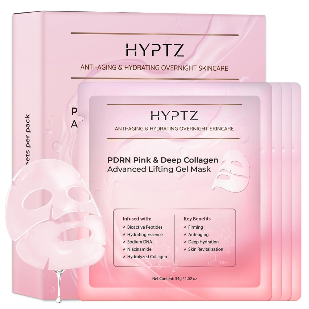 realori Salmon DNA PDRN Collagen Face Mask – Korean 4 Count (Pack of 1)