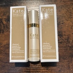 2x Kate Somerville +Retinol Vitamin C Moisturizer Hydratant .25 fl oz/7.5 ml