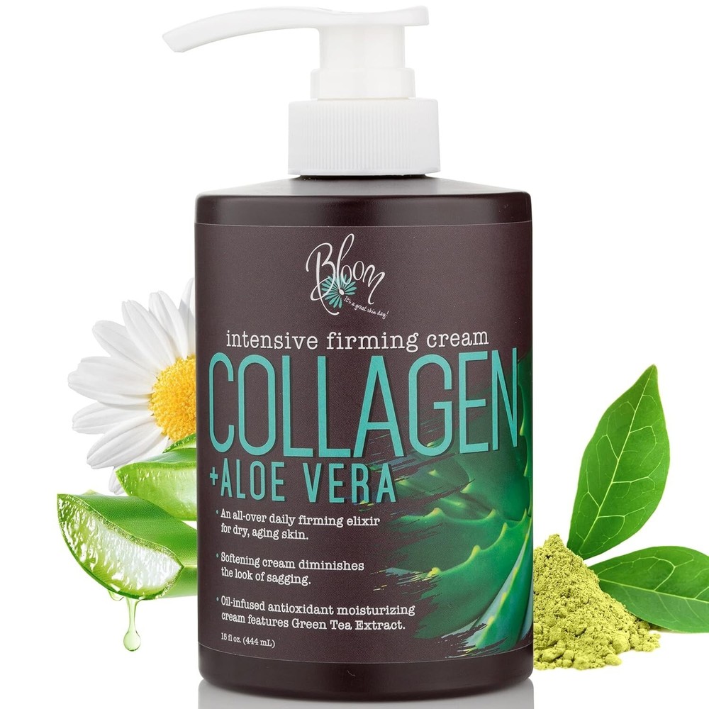 BLOOM IT&rsquo;S A GREAT SKIN DAY! Collagen Cream + Aloe Vera Moisturizer Body Lotion
