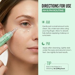 Peptides Instant Eye Tightener – Firms & Smooths – Hydrating Under Eye Cream …