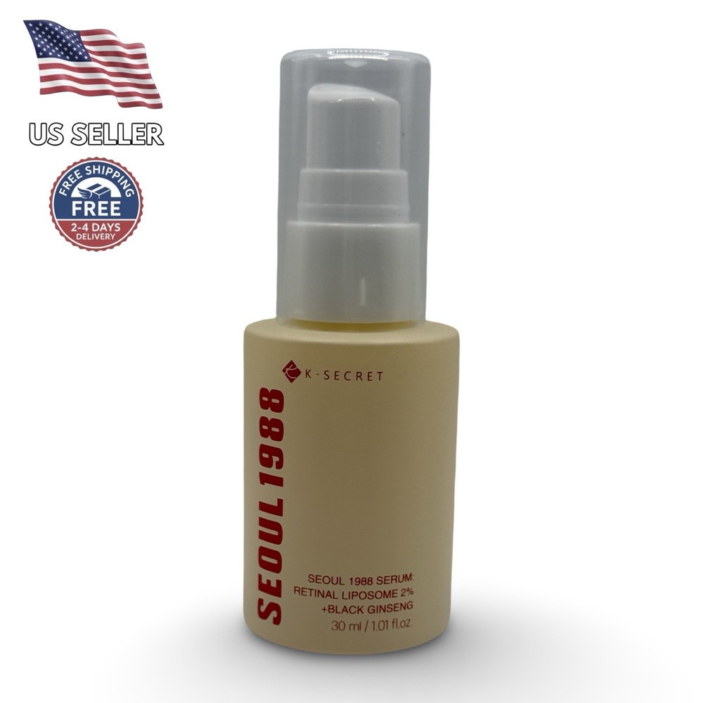 K-Secret SEOUL 1988 Serum 30ml | Retinal Liposome 2% + Black Ginseng