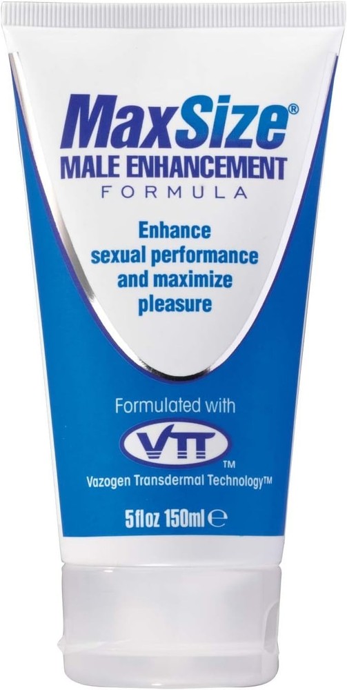 MaxSize Male Enhancement Formula, Cream 5 fl oz (147.8 ml)