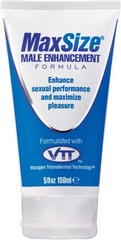 MaxSize Male Enhancement Formula, Cream 5 fl oz (147.8 ml)