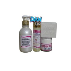 Evob 4pc. Madam-Whitte exclusive body lotion 1, face cream 1, serum 1, Bar 1