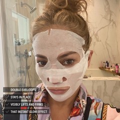 Jlo Beauty Face Mask 2-Piece Hydrating Sheet Mask Glow Serum Self Care Facial