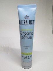 ULTRALUXE triple action organic scrub for sensitive skin 3fl.oz/85g