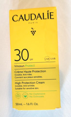 NIB Caudalie Vinosun 30 SPF Anti-Wrinkle High Protection Face Cream 1.6 fl oz