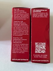 Clarins Total Eye Lift Replenishing Concentrate Cream-3 ML SAMPLE LOT of 2