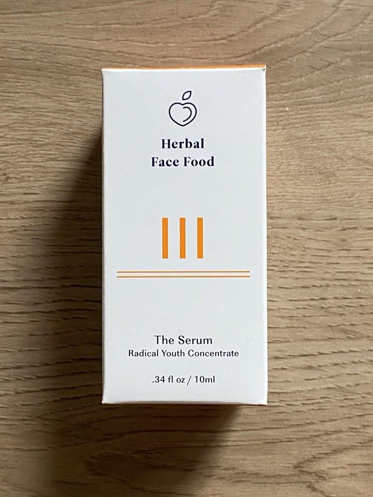 Herbal Face Food III The Serum Radical Youth Concentrate .34 fl oz / 10mL NIB