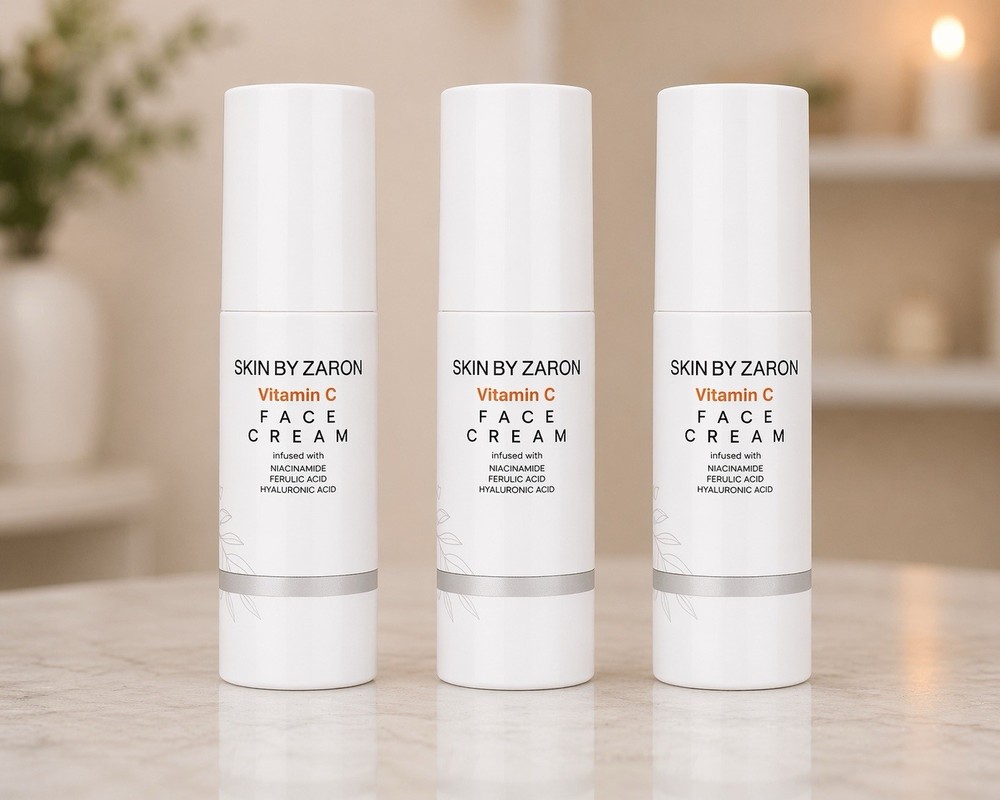 Skin By Zaron Vitamin C Face Cream Niacinamide Hyaluronic 3PCS Set