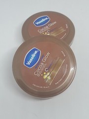 Vaseline Intensive Care Cocoa Glow Body Cream 2.5 FL Oz 2 Pak