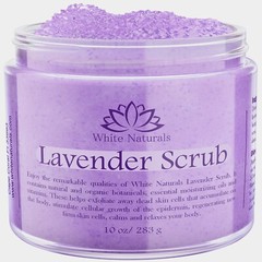 Lavender Body Scrub ,Organic,Gentle Exfoliating for Super Soft Skin,100% Natural