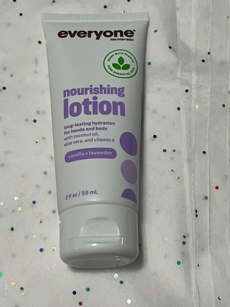 Everyone for Everybody Nourishing Vanilla & Lavender Lotion, 2 fl oz