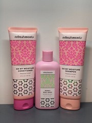 Refreshments Set Shampoo, Conditioner, & Body Wash